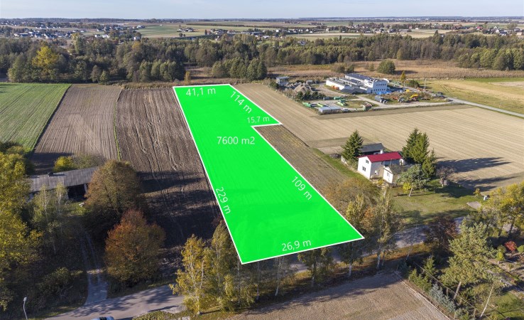 działka na sprzedaż - Niedrzwica Duża