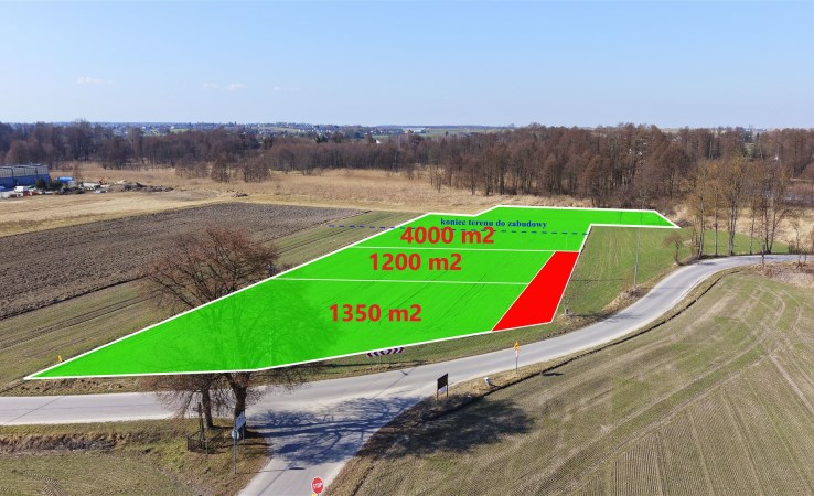 działka na sprzedaż - Niedrzwica Duża
